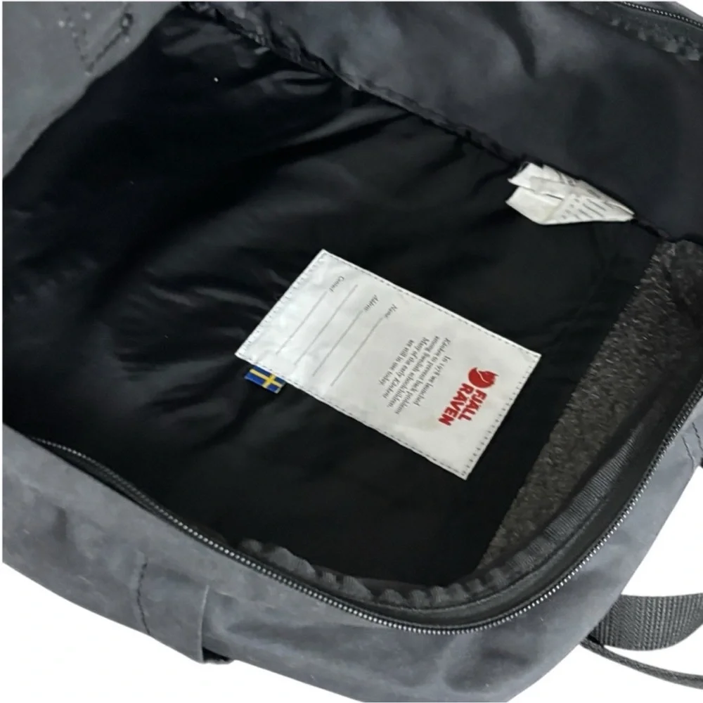 Fjallraven Kanken Laptop 13 Black Backpack Commuter Travel School Bag